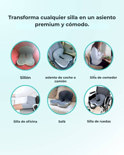 Cojín para sentarse para un alivio inmediato