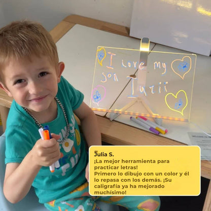 Pizarra LED para niños