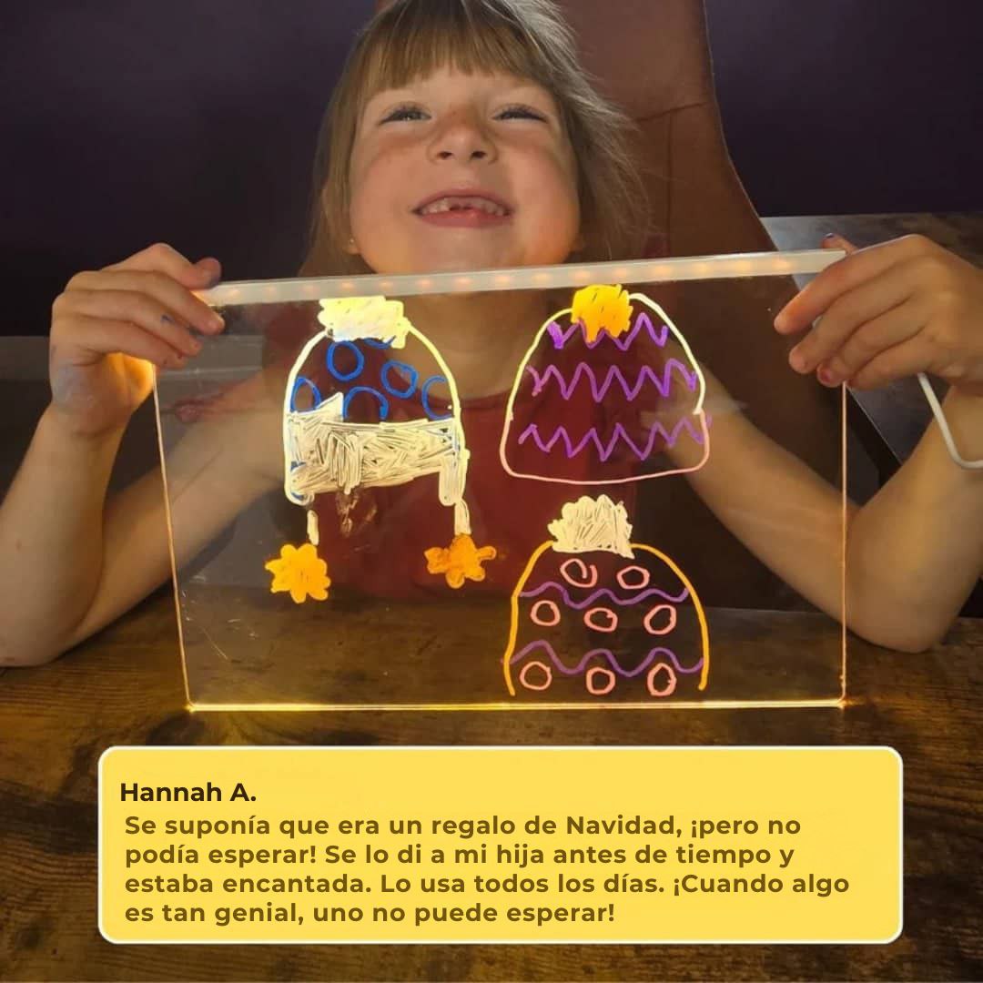Pizarra LED para niños