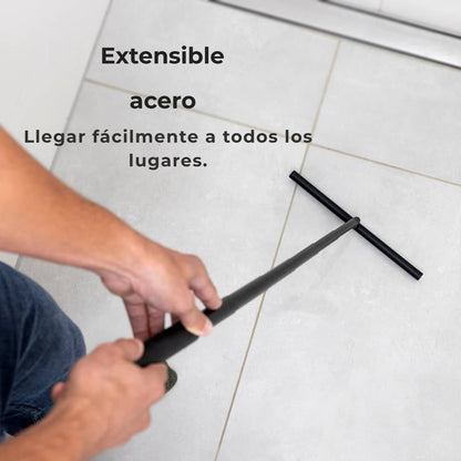 Escobilla extensible para ducha
