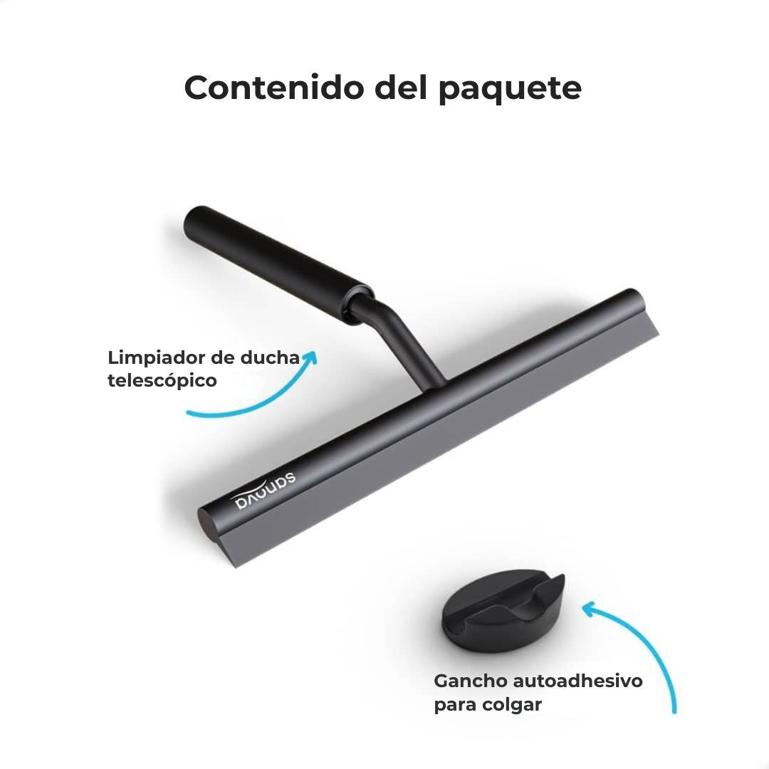 Escobilla extensible para ducha