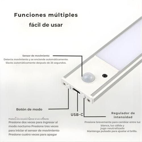 GlowLine: luz de bajo consumo que se enciende solo cuando la necesitas