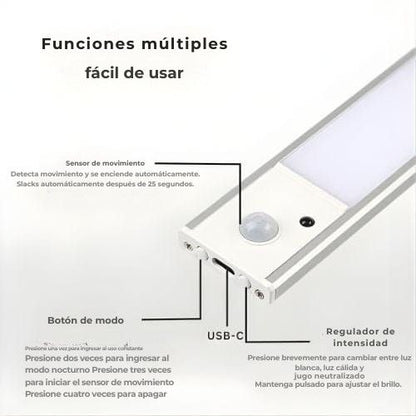 GlowLine: luz de bajo consumo que se enciende solo cuando la necesitas