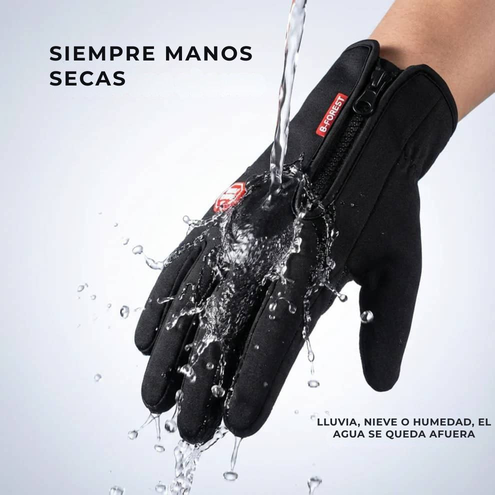Aura - Guantes cálidos, impermeables y táctiles.
