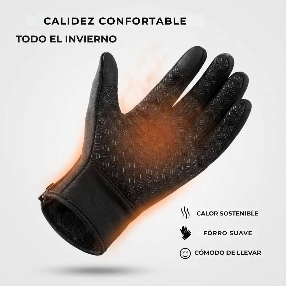 Aura - Guantes cálidos, impermeables y táctiles.