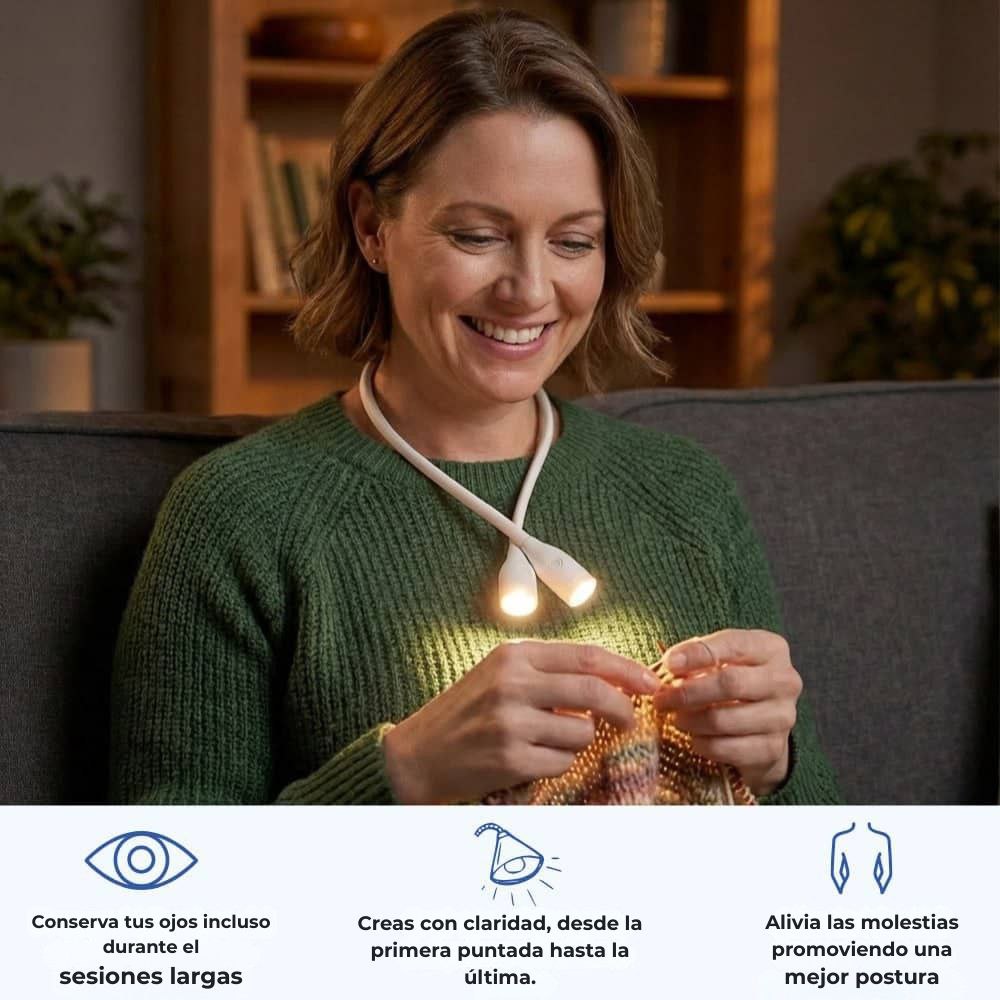 LumiAliria: lámpara de cuello que ilumina sus creaciones y alivia la fatiga ocular
