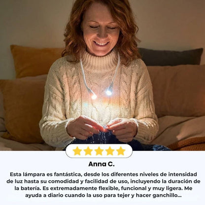 LumiAliria: lámpara de cuello que ilumina sus creaciones y alivia la fatiga ocular