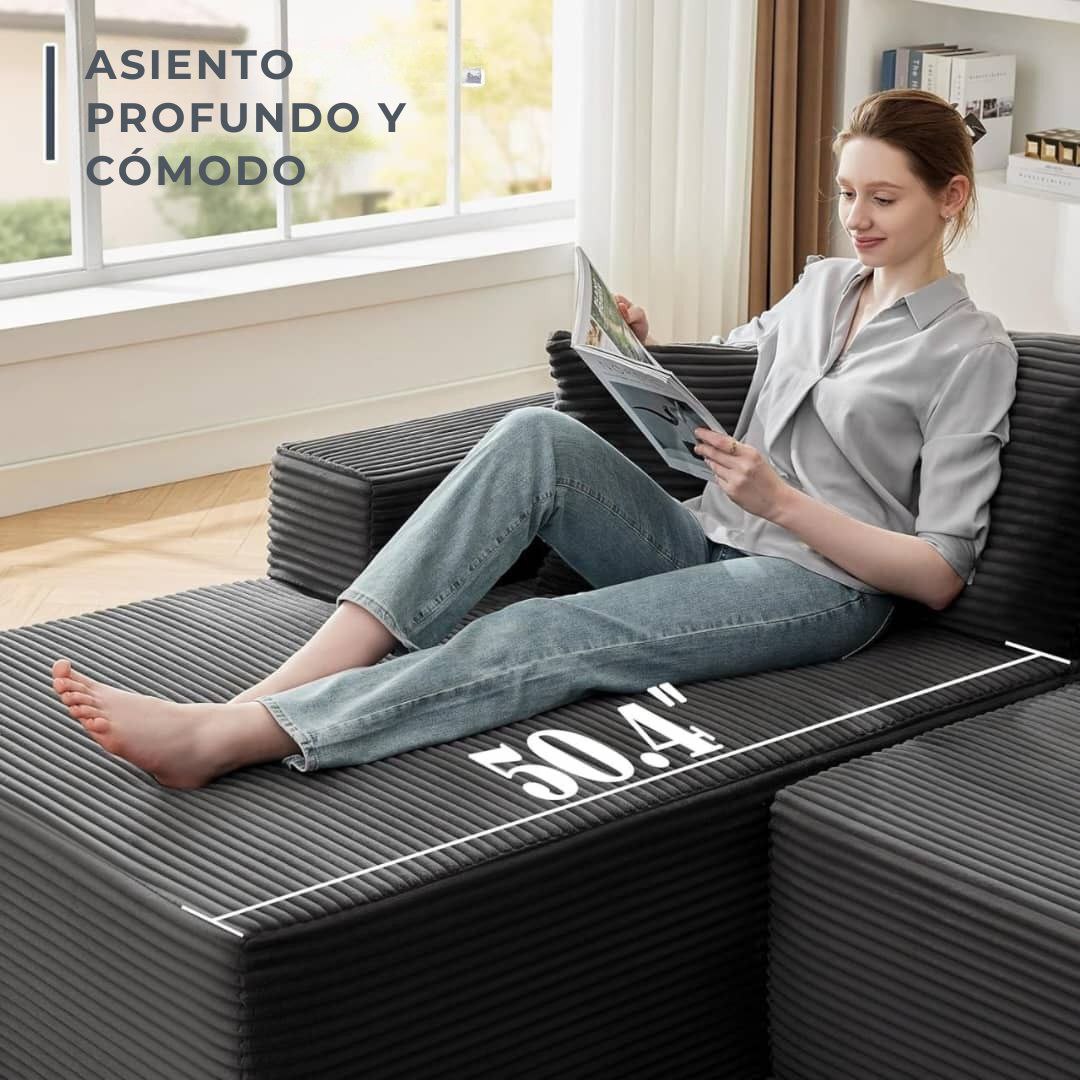 Sofá Modular Cloud Nine – Confort Total sin Estructura