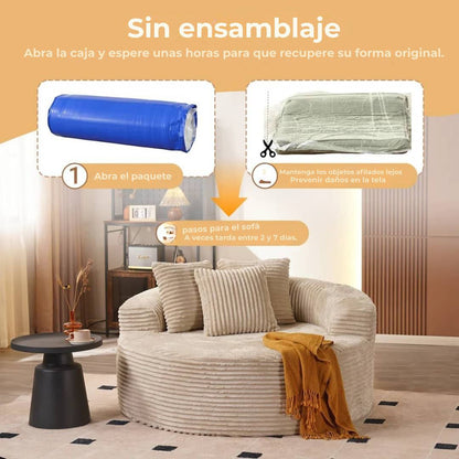 Lumen: Silla redonda de espuma