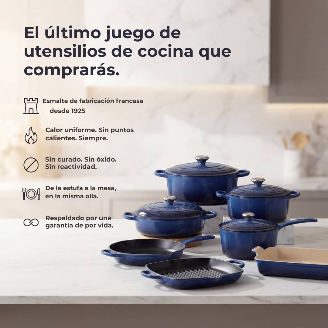Le Creuset Juego completo de utensilios de cocina (18 piezas)