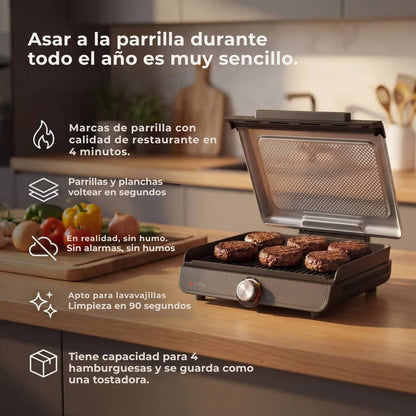 Parrilla y plancha de interior