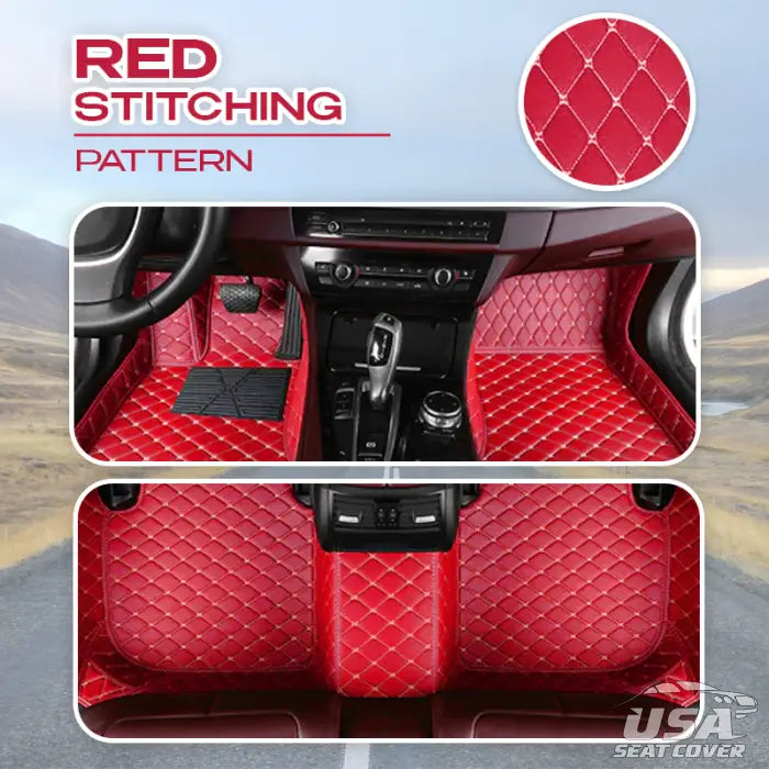 ShieldMats® Tapetes y tapizados duraderos y universales para automóviles, SUV y camionetas. (Kit completo delantero y trasero)