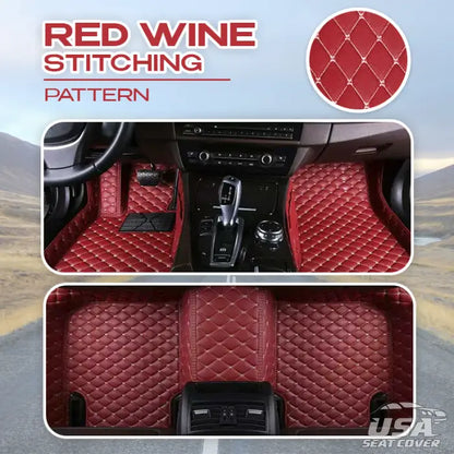 ShieldMats® Tapetes y tapizados duraderos y universales para automóviles, SUV y camionetas. (Kit completo delantero y trasero)