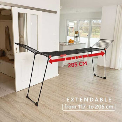 Tendedero de interior Vileda Infinity Flex® Cuerdas XXL más de 2 metros, Estable y Robusto, Transporte Práctico